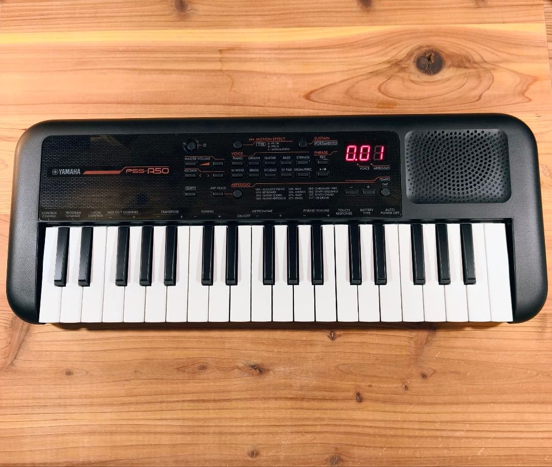 YAMAHA PSS-A50 ミニキーボード 37鍵盤 美品 元箱・付属品付き