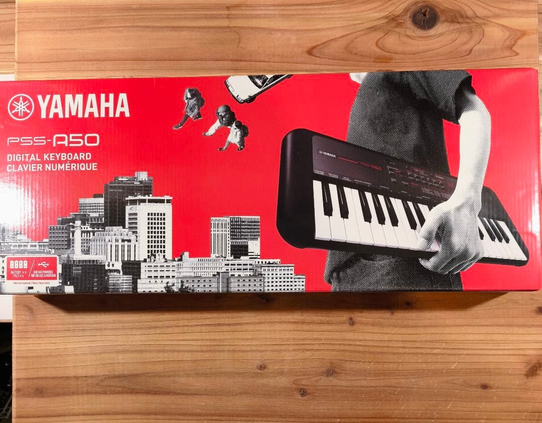 YAMAHA PSS-A50 ミニキーボード 37鍵盤 美品 元箱・付属品付き