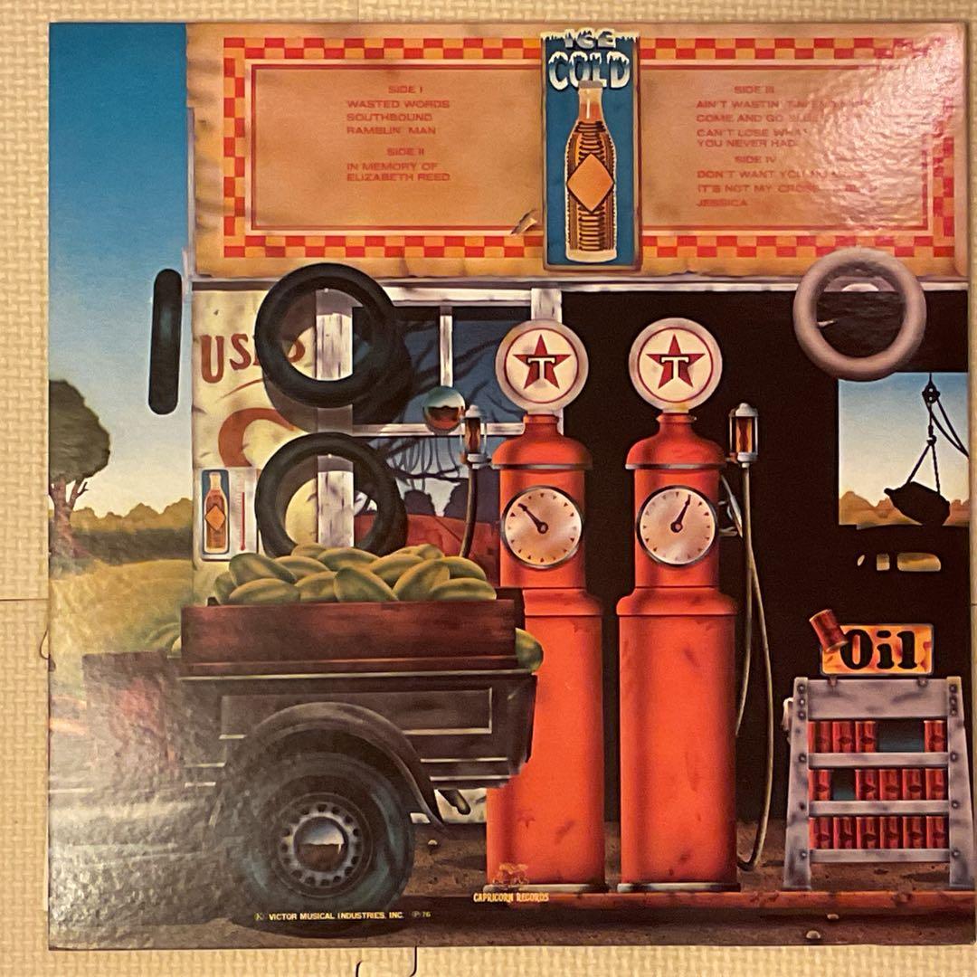 The Allman Brothers Band 熱風 ライヴ 2枚組 レコード