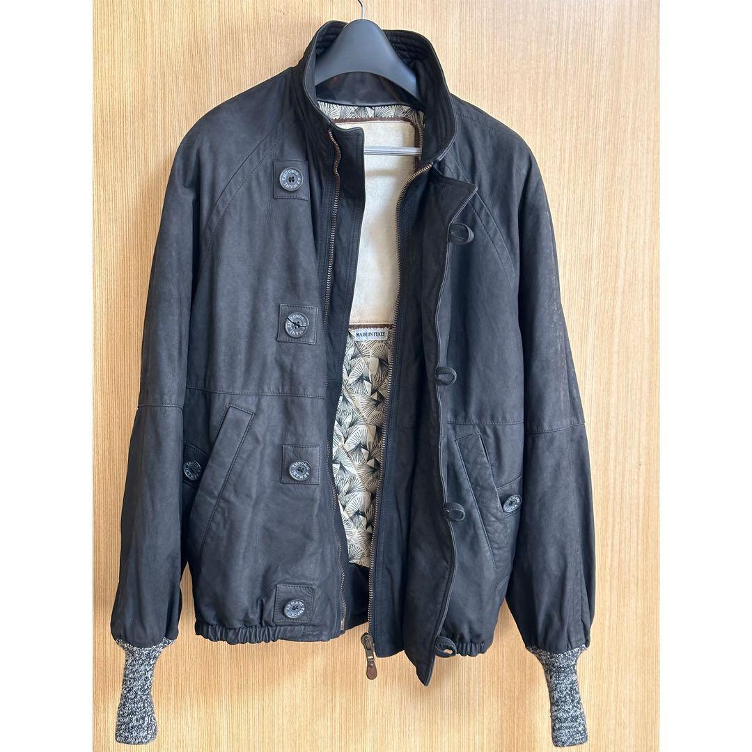 [タイムセール] 稀少品、1987年頃 革ジャン、エンポリオアルマーニ
