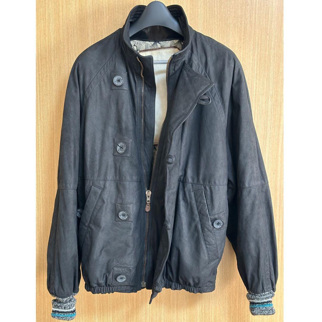 [タイムセール] 稀少品、1987年頃 革ジャン、エンポリオアルマーニ