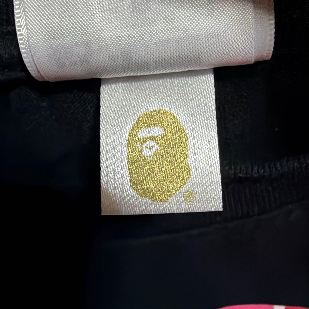 A BATHING APE BAPE PINK CAMO HEAD tシャツ M
