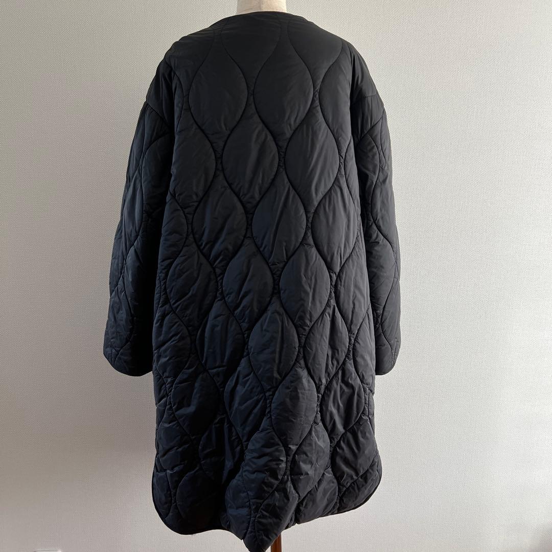 ミディウミ　キルティング　ボアコート