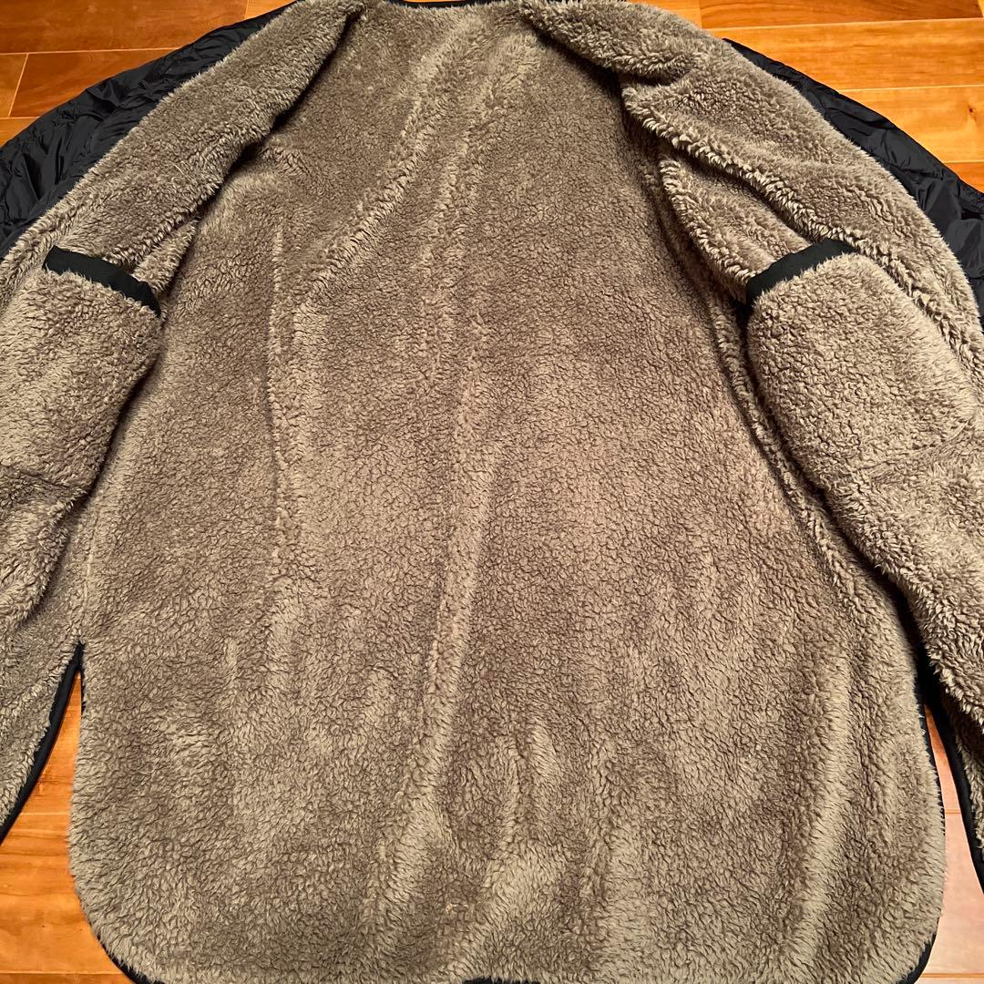 ミディウミ　キルティング　ボアコート