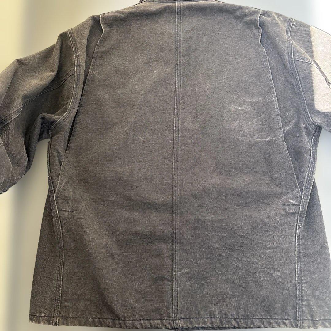 90s USA製 carhartt ミシガンチョアコート ブラック large
