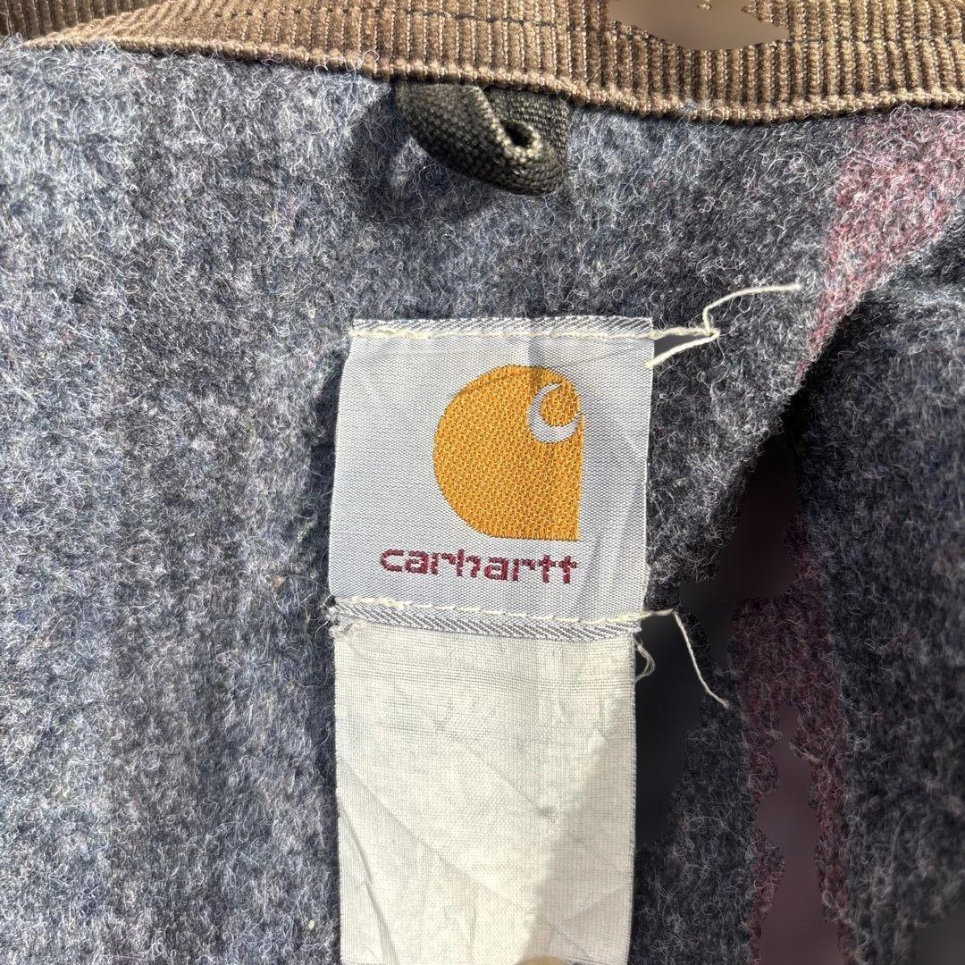 90s USA製 carhartt ミシガンチョアコート ブラック large