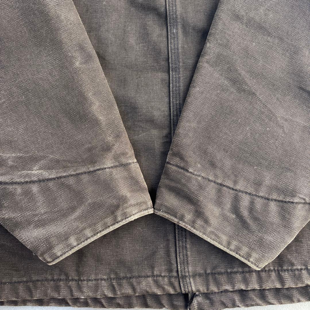 90s USA製 carhartt ミシガンチョアコート ブラック large