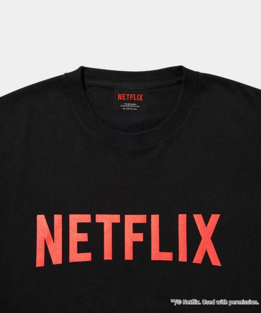 【新品未開封】Netflix Logo Tシャツ ブラック Lサイズ