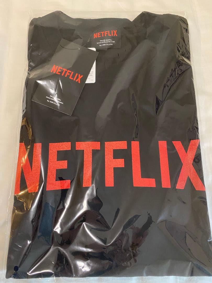 【新品未開封】Netflix Logo Tシャツ ブラック Lサイズ
