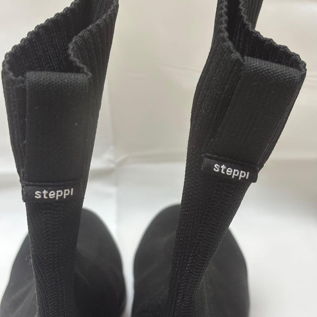 アンフィーロ steppi 洗える 撥水 ストレッチブーツ ショート 6.5