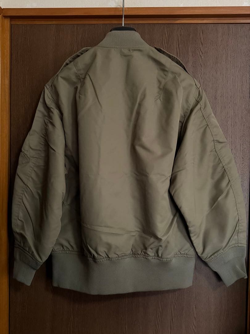 1新品 HYKE レディース TYPE L-2A JACKET ブルゾン カーキ