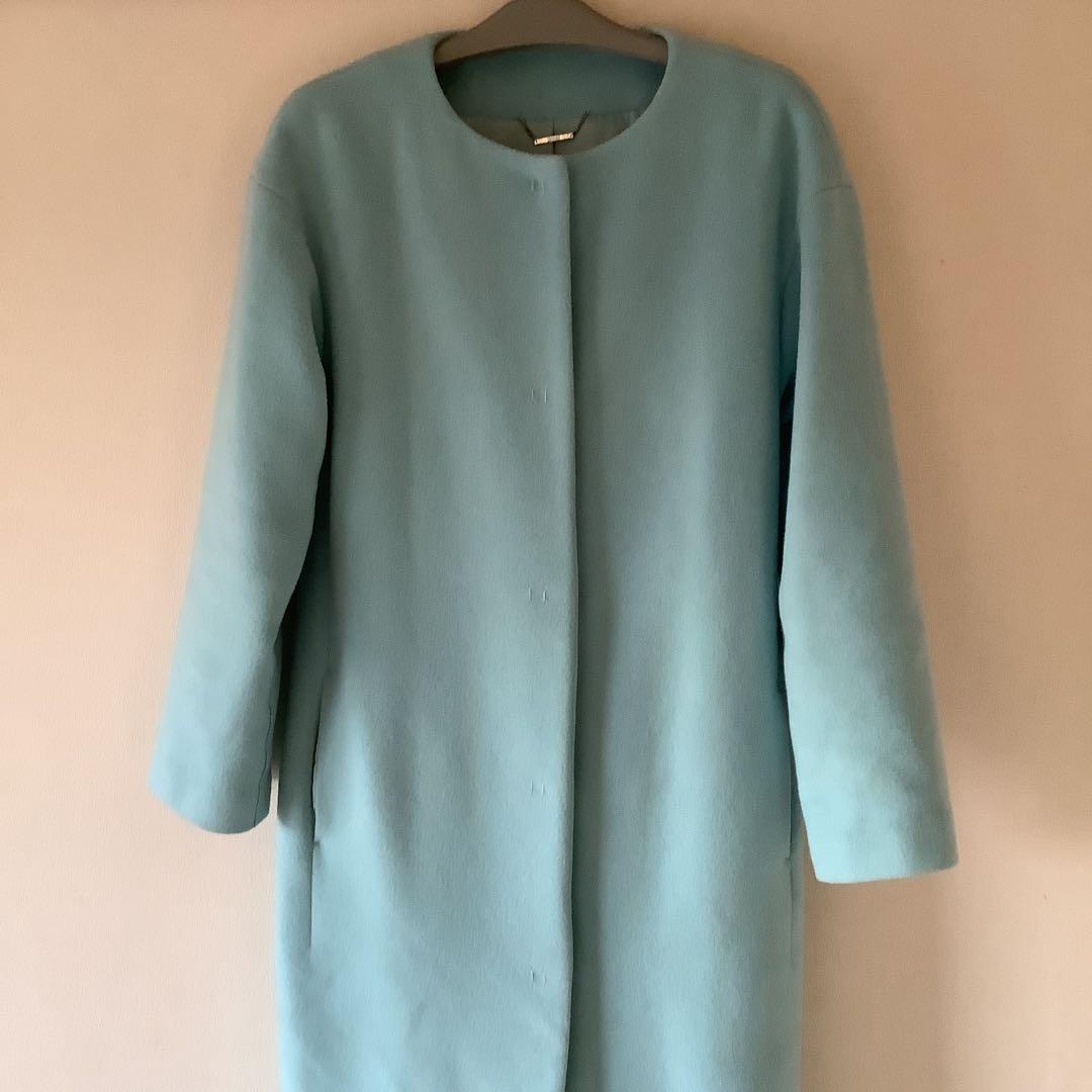 週末お値下げ♡セルフォードCELFORD ノーカラーコート36 フレイアイディー
