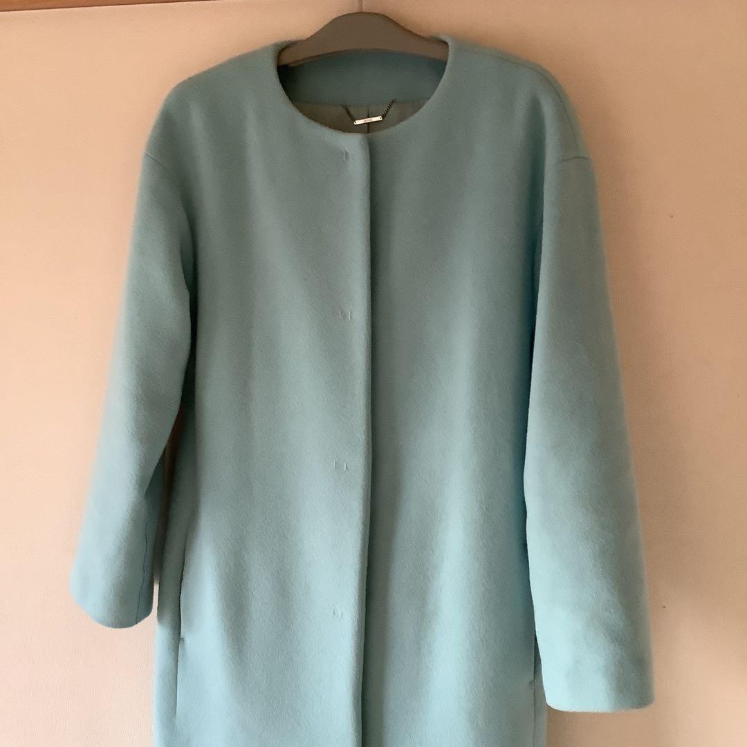 週末お値下げ♡セルフォードCELFORD ノーカラーコート36 フレイアイディー