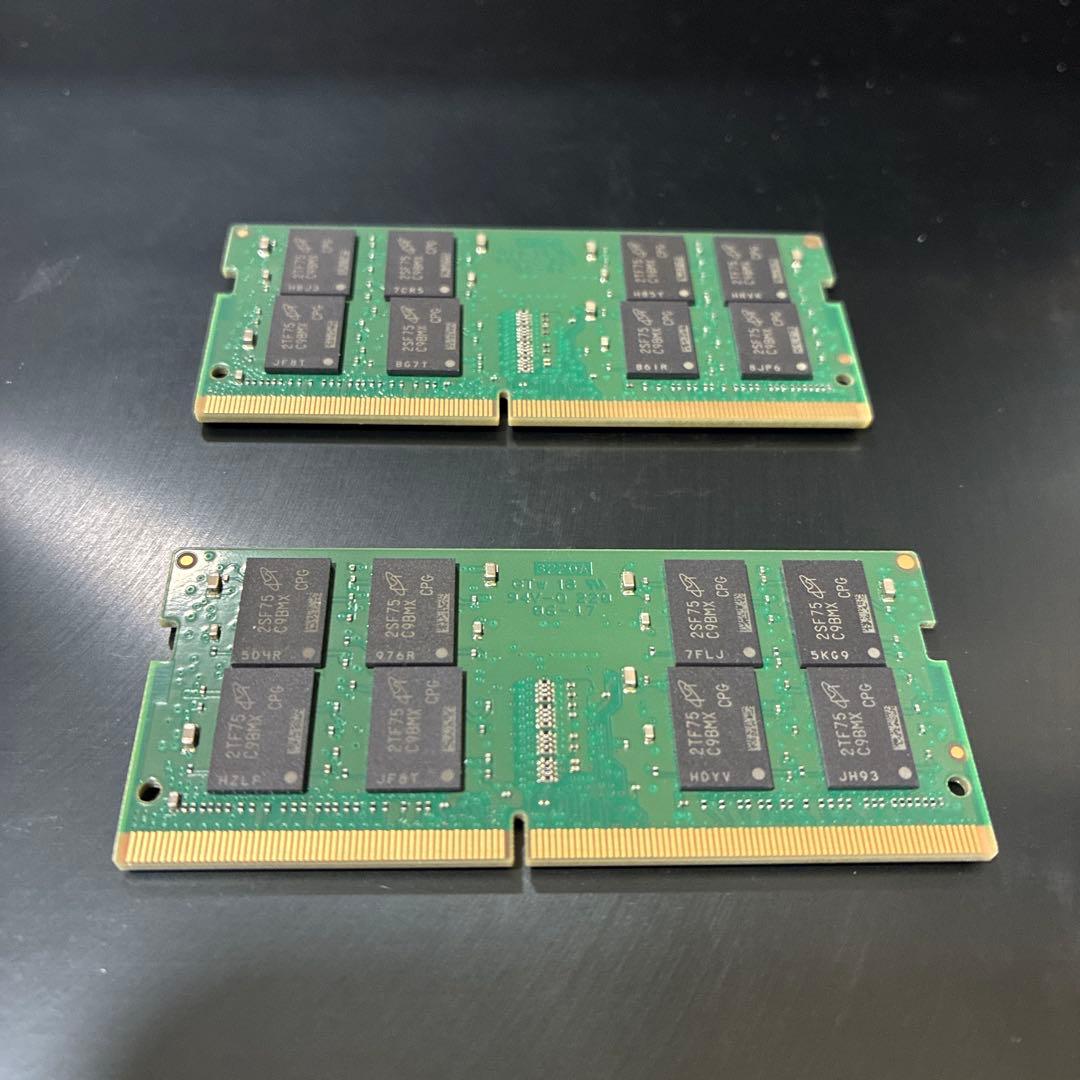 64GB (32GB x2) DDR4 3200 SO-DIMM ノートPC用