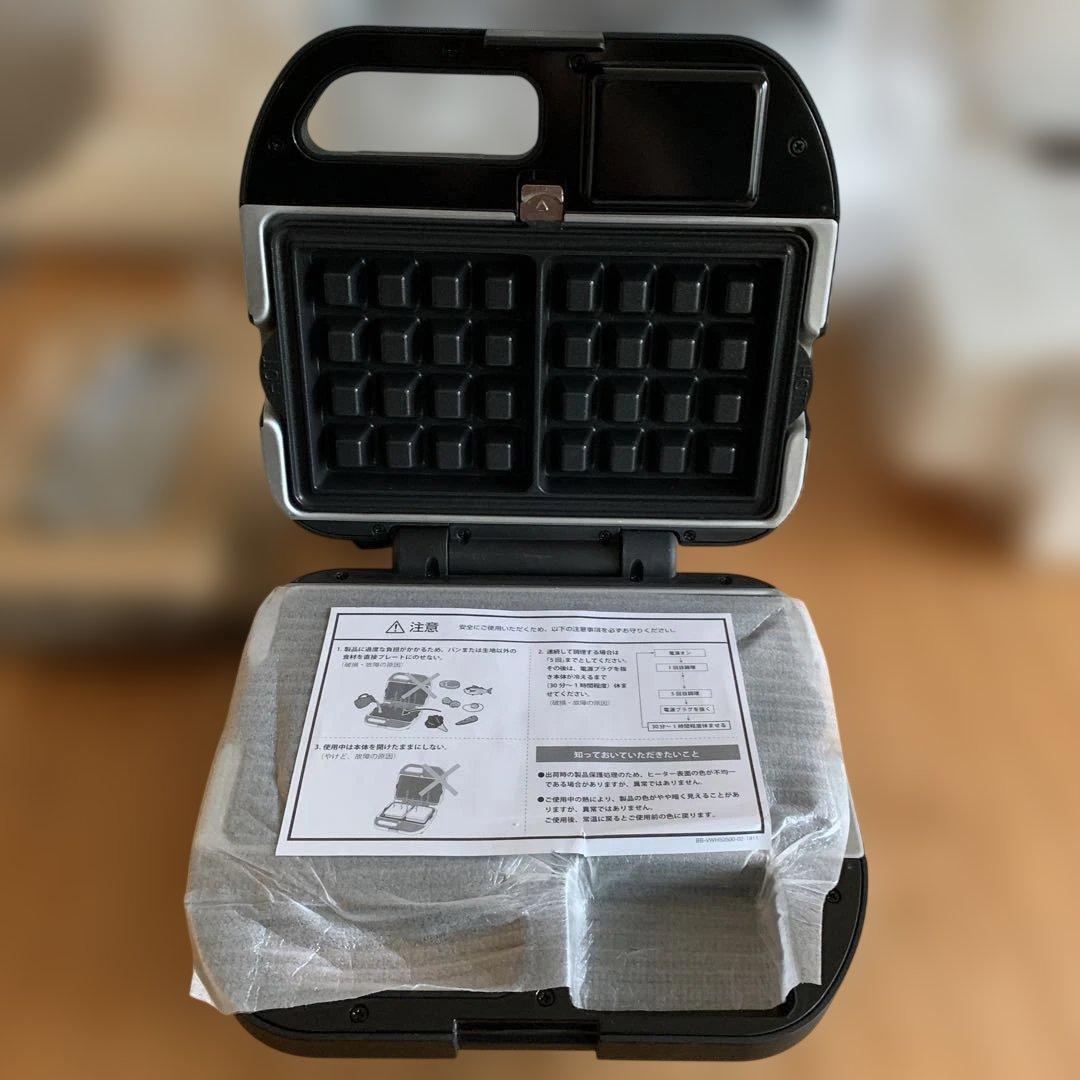 ビタントニオ ワッフル&ホットサンドベーカー VWH-500-K