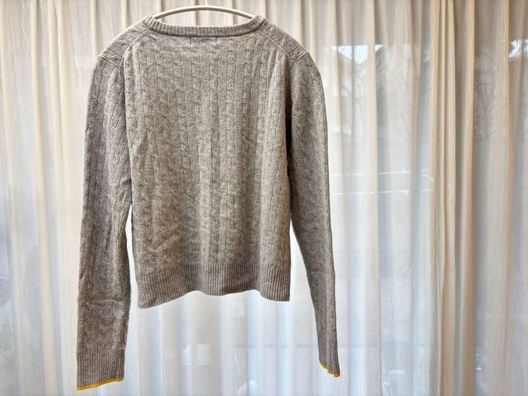 Burberry Blue Label ケーブルニットカーディガン 38