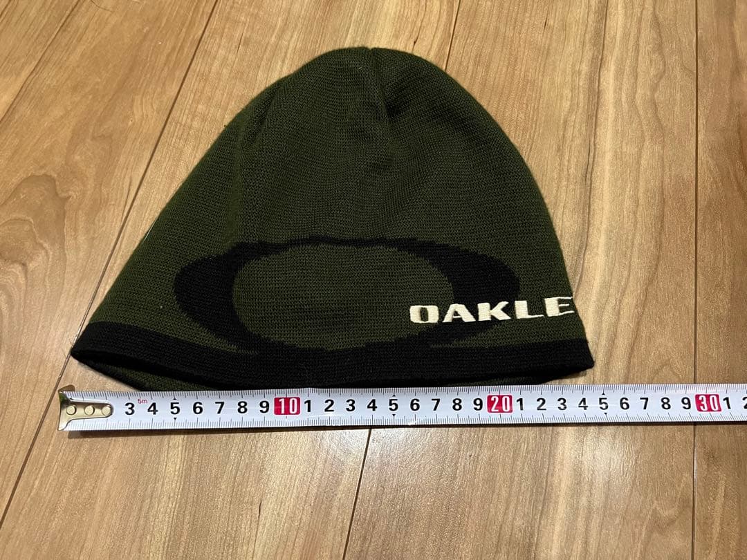 00s OAKLEY オークリー ニット帽 ビーニー アーカイブ 大型Oロゴ