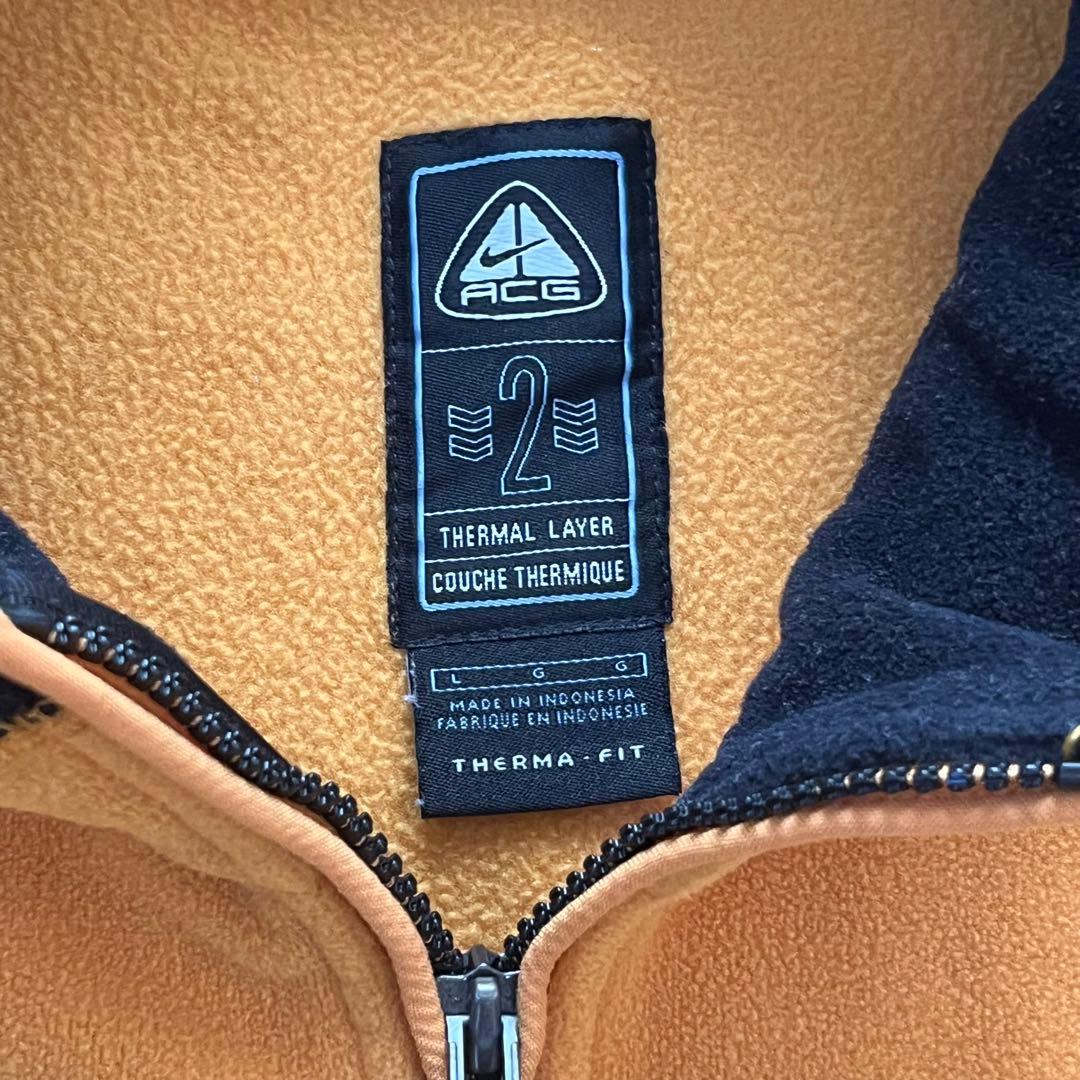 a*e様 NIKE ACG フリース ベスト / ナイキ 90s イエロー