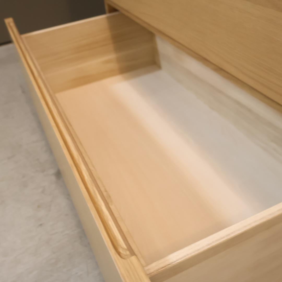 無印良品 MUJI オーク材 チェスト4段 北欧スタイル ナチュラルテイスト
