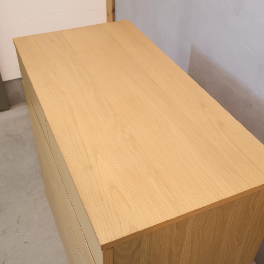 無印良品 MUJI オーク材 チェスト4段 北欧スタイル ナチュラルテイスト
