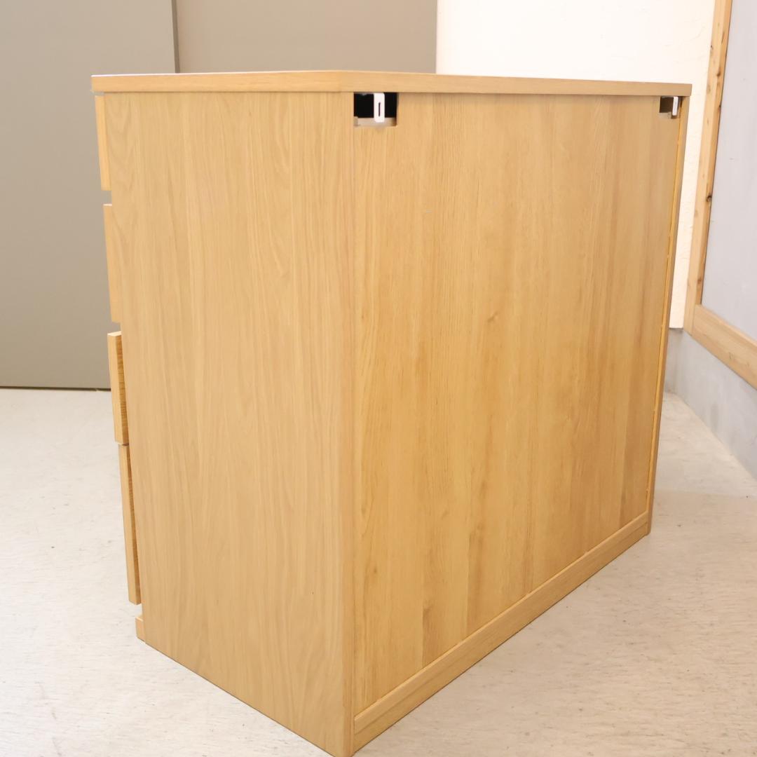 無印良品 MUJI オーク材 チェスト4段 北欧スタイル ナチュラルテイスト
