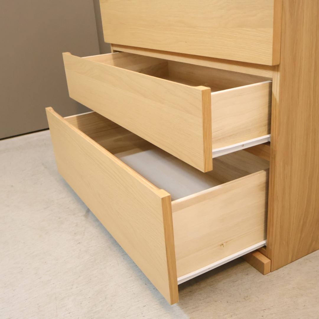 無印良品 MUJI オーク材 チェスト4段 北欧スタイル ナチュラルテイスト