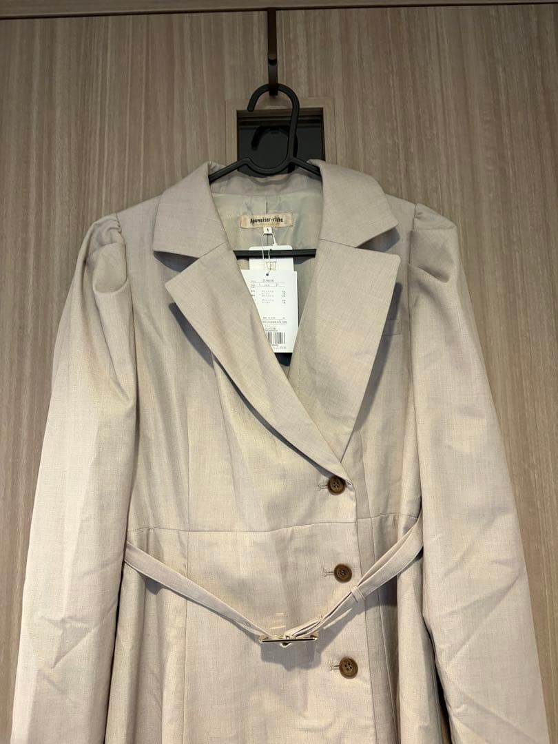 アプワイザーリッシェ　カシュクールワンピース　タグ付き1 新品