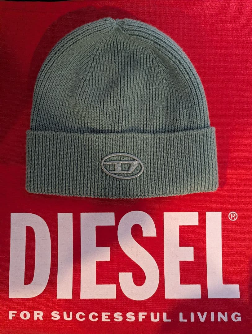 DIESEL レアカラー グレン期モデル ニットキャップ グリーン