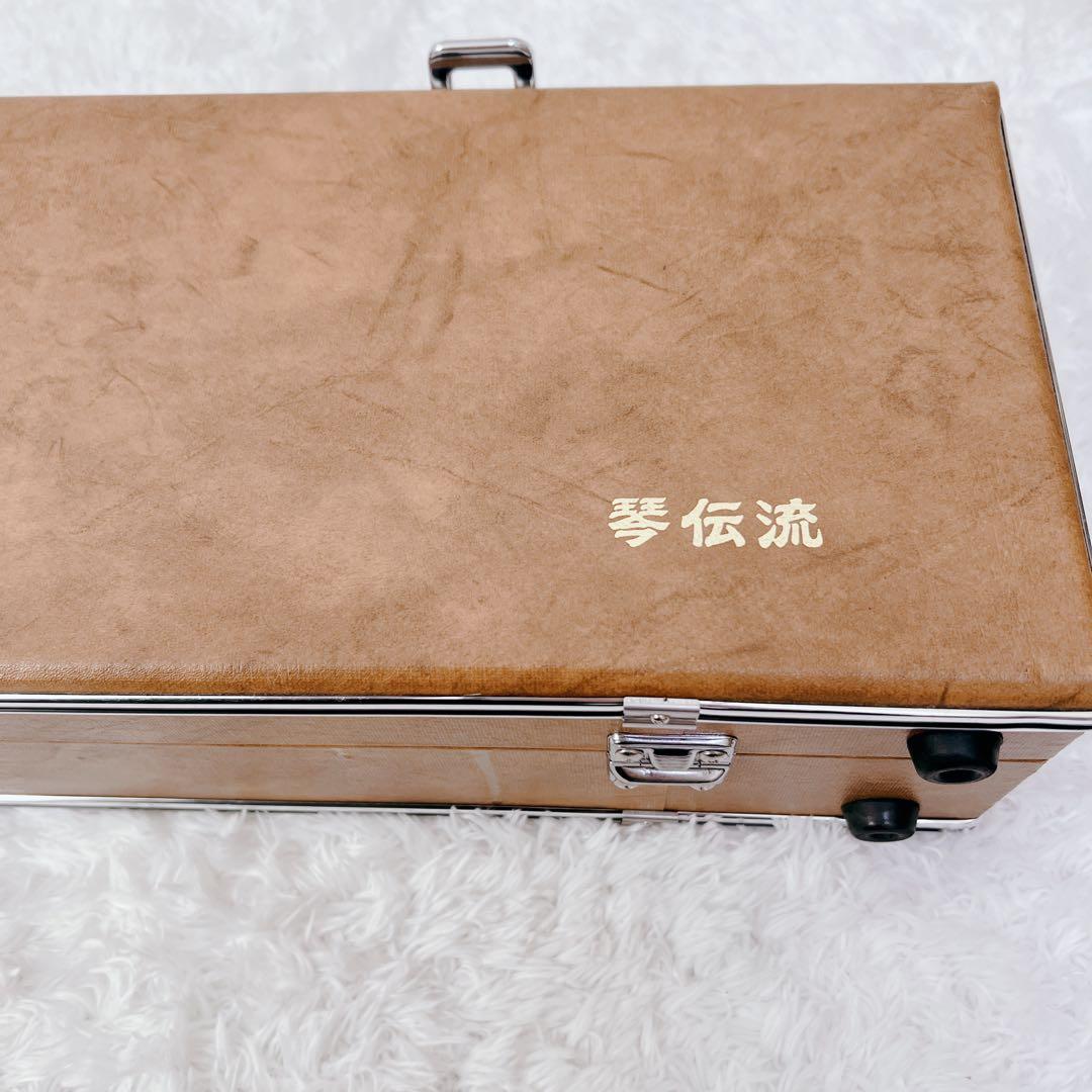 【美品】琴伝流 銀河 大正琴 ハードケース ピック 付