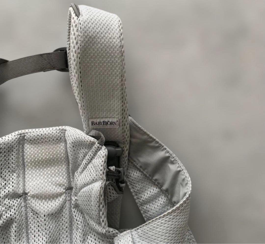 試しのみ✨ベビービョルン　BABYBJORNワンカイエアー抱っこ紐グレーメッシュ