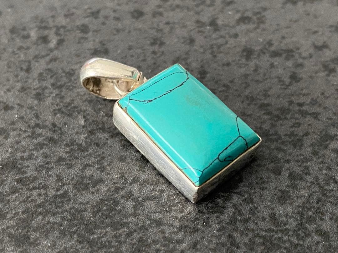 インディアンジュエリー ターコイズ ペンダントトップ 925 シルバー
