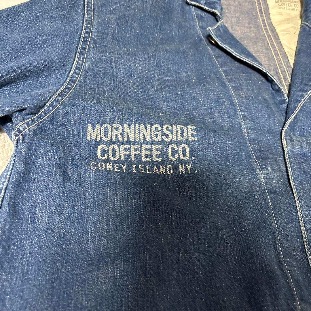 【アナクロノーム】デニム ショップコート MORNINGSIDE COFFEE