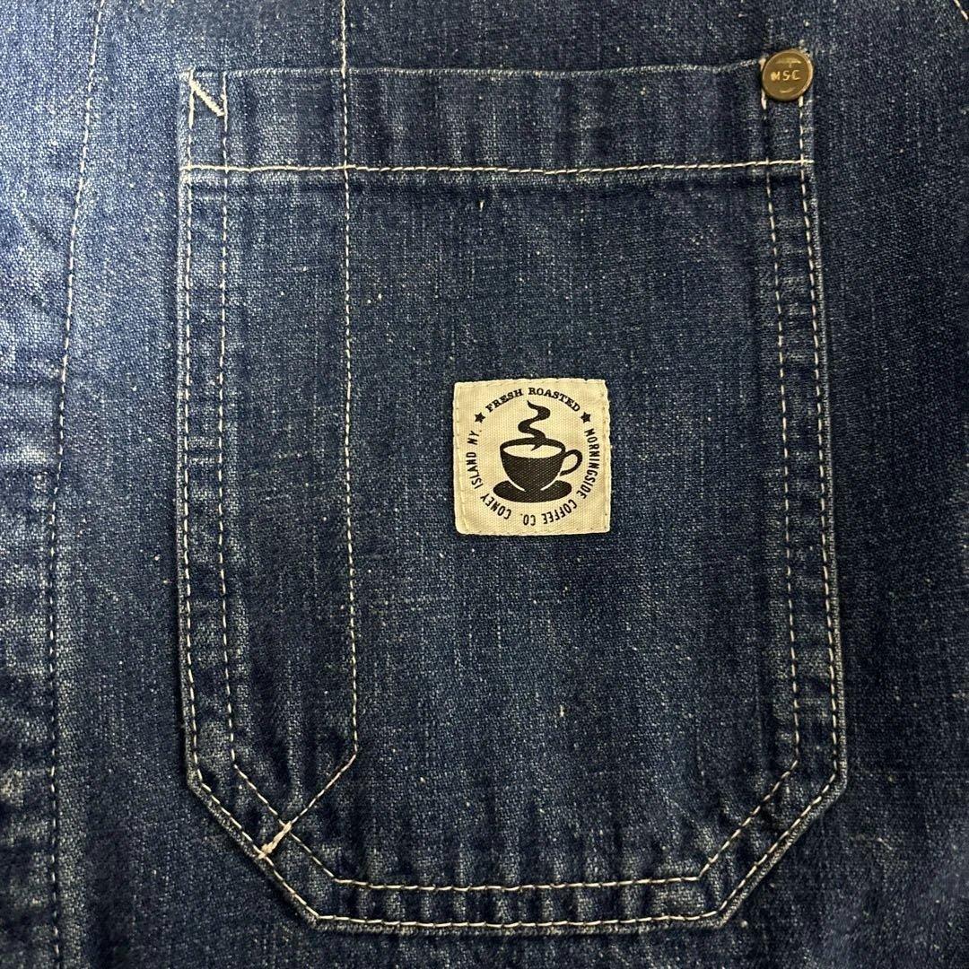 【アナクロノーム】デニム ショップコート MORNINGSIDE COFFEE