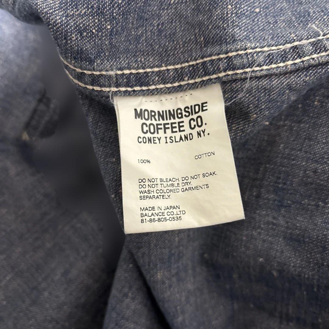 【アナクロノーム】デニム ショップコート MORNINGSIDE COFFEE