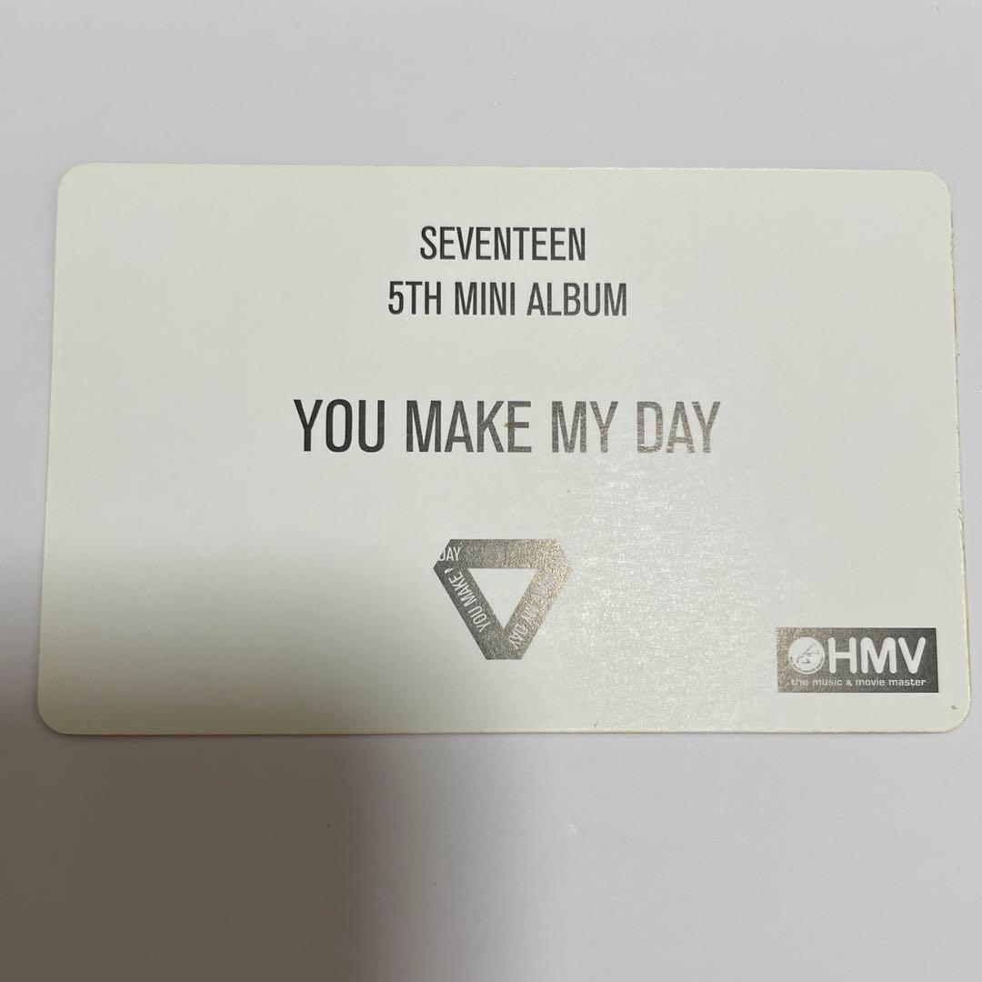 SEVENTEEN yov make my day 台湾　ジュン　HMV トレカ