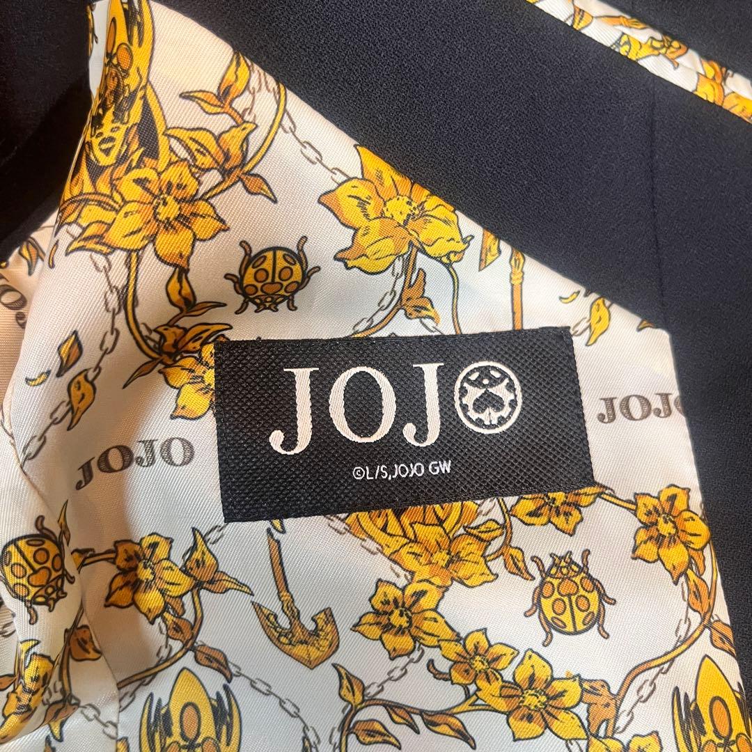 JOJO ジョルノモデル 裏地総柄 金ボタン 上下 セットアップ　M