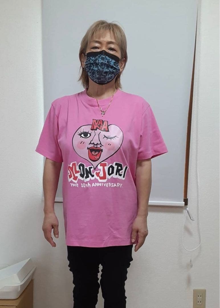 藤沢なな 10周年記念Tシャツ(ステッカーつき) Mサイズ