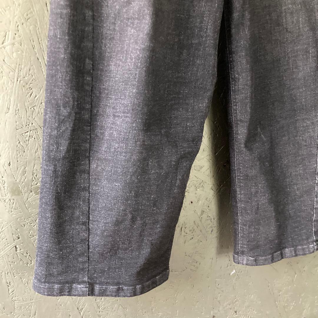 【専用】ayane アヤン バレルレッグデニムパンツ　サイズ38 黒 ブラック