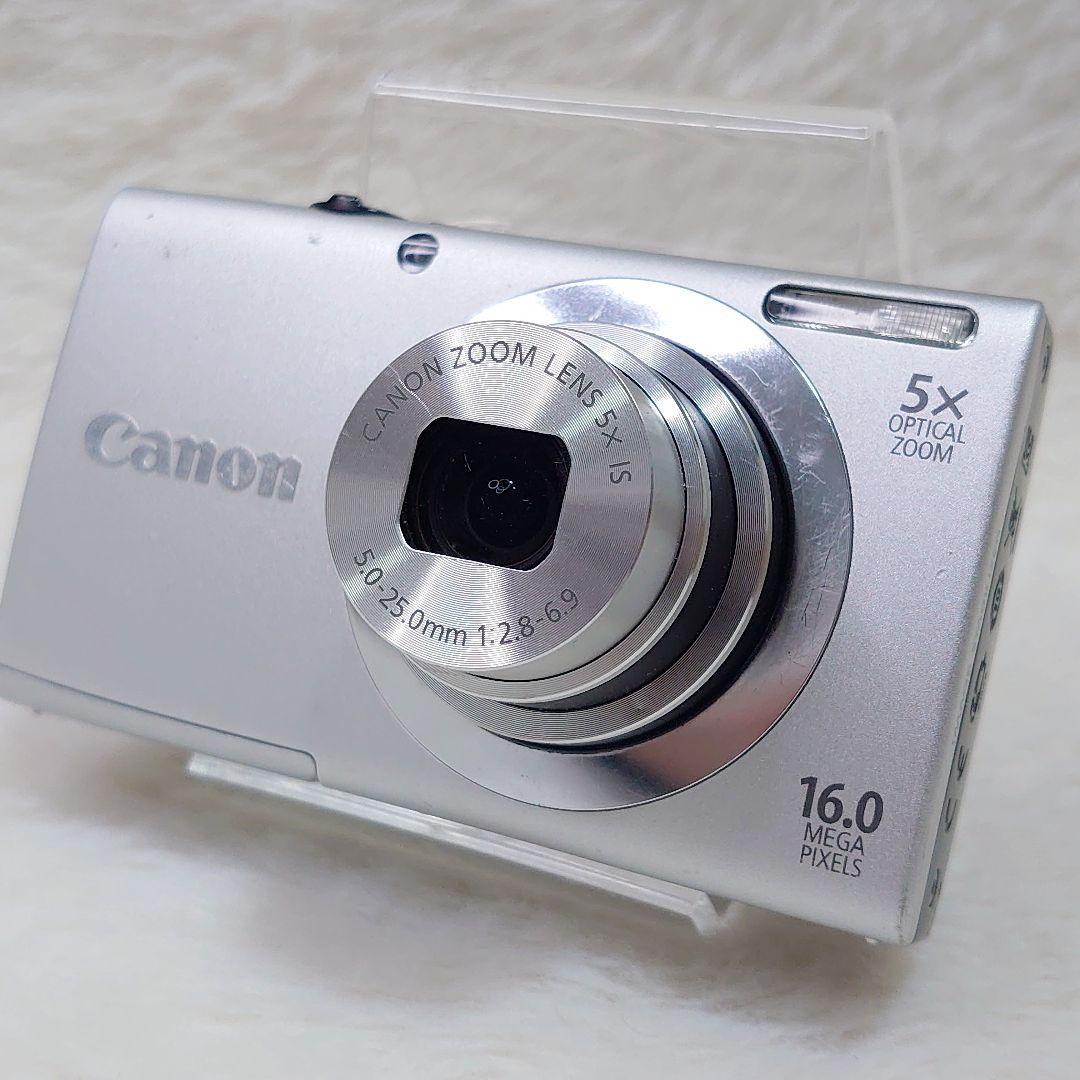 Canon PowerShot A2400 IS シルバー PC1731