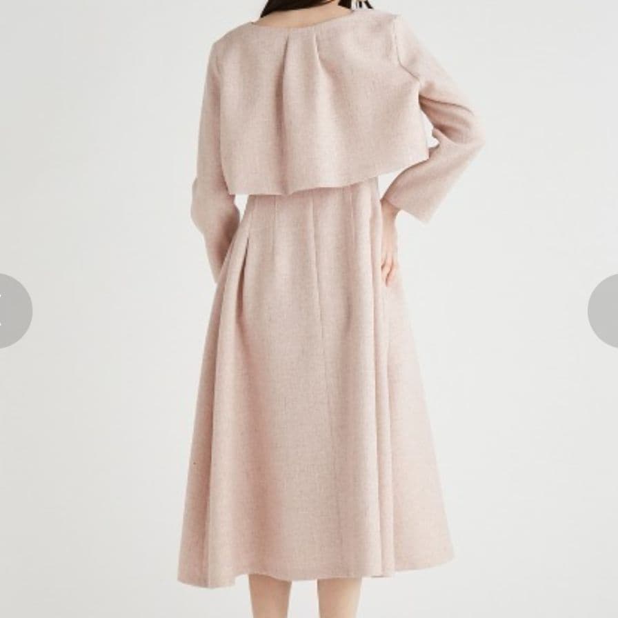 未使用　セルフォード　ボレロ付きフィットアンドフレア　ワンピース　38