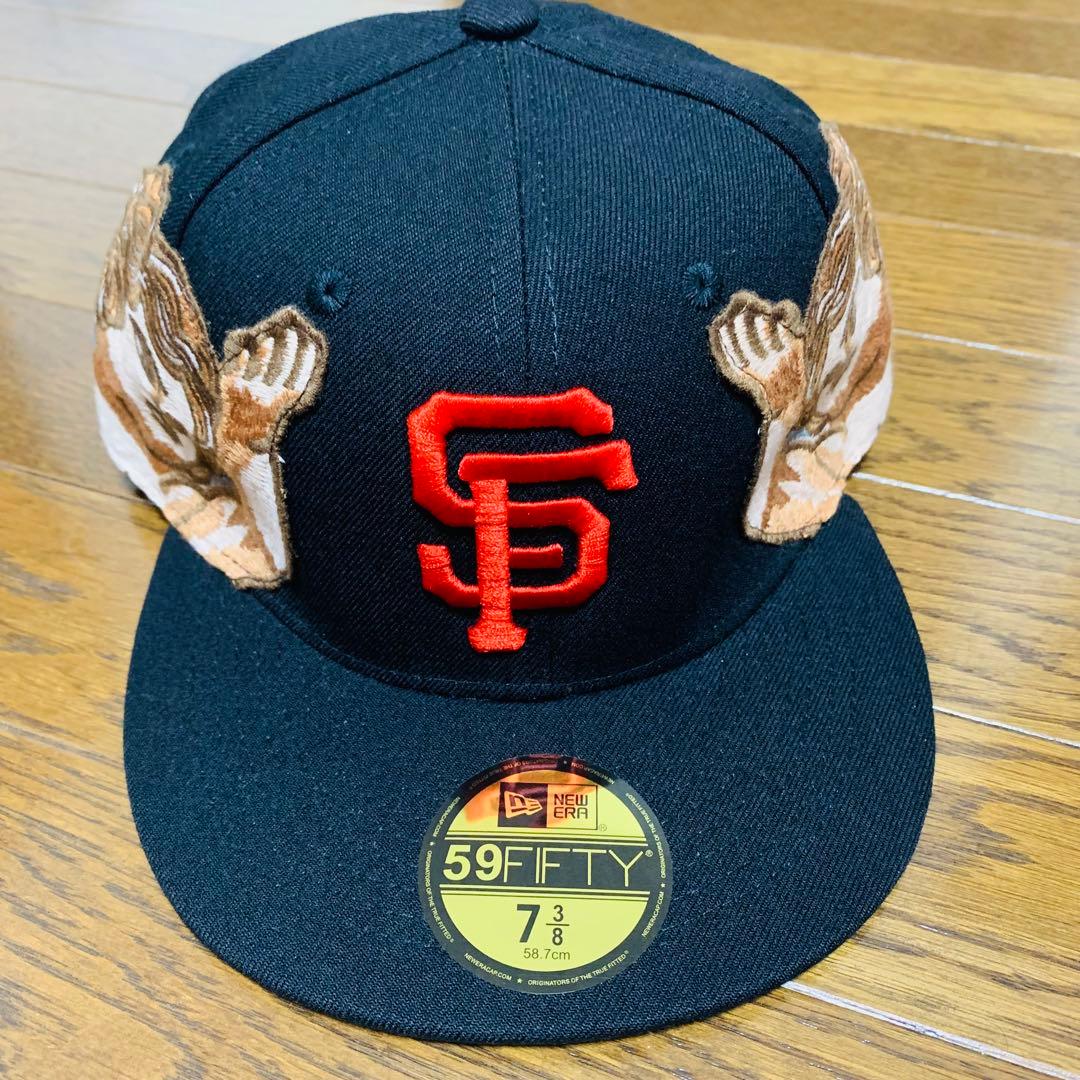 た*い様 ニューエラ 59FIFTY SF ジャイアンツ キャップ 7 刺繍カス