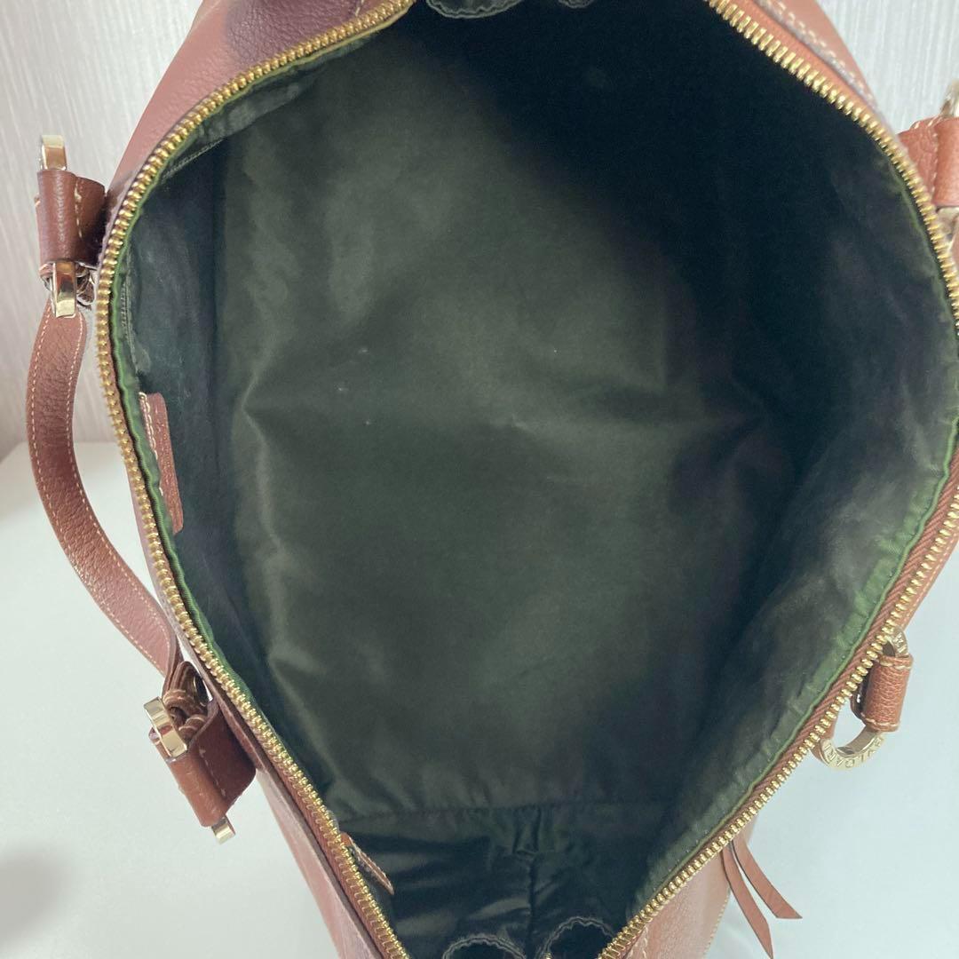 BVLGARI マキシレッタレ✨美品✨レザー　ミニボストンバッグ　ゴールド金具