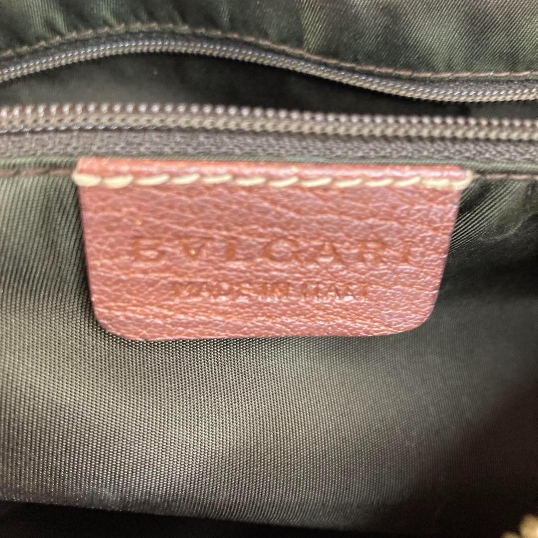 BVLGARI マキシレッタレ✨美品✨レザー　ミニボストンバッグ　ゴールド金具