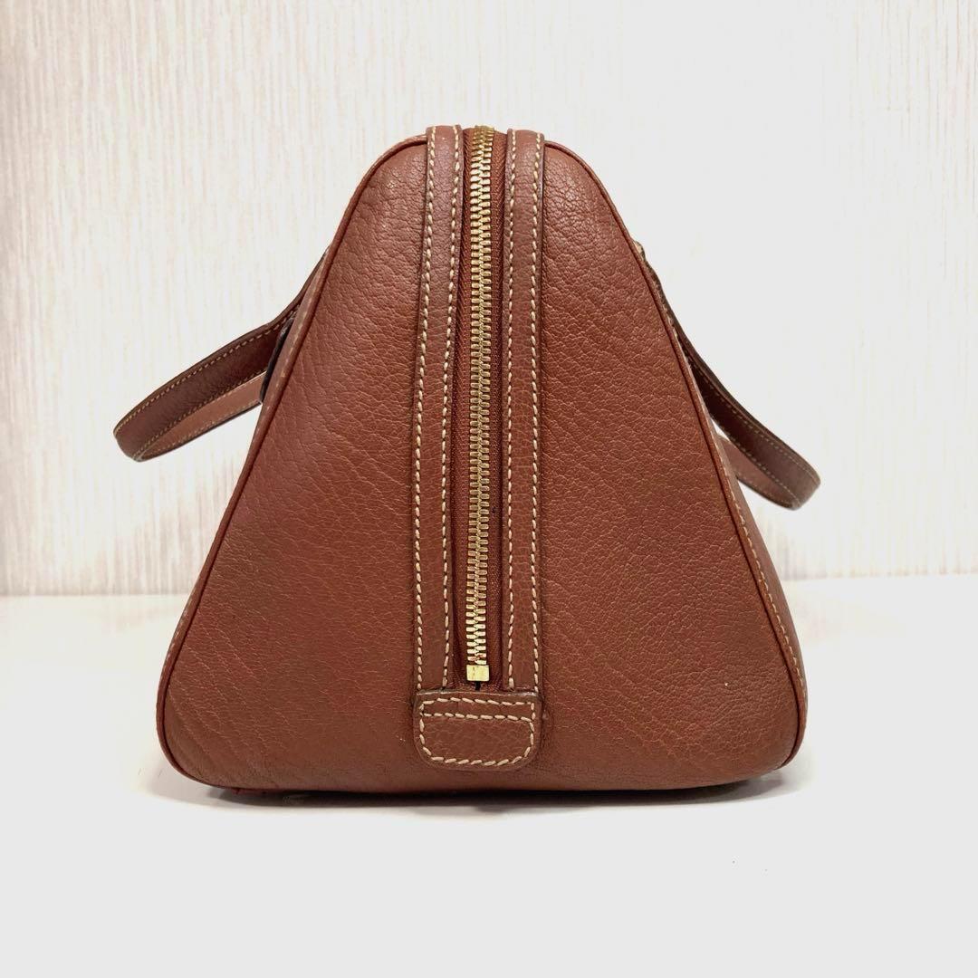 BVLGARI マキシレッタレ✨美品✨レザー　ミニボストンバッグ　ゴールド金具