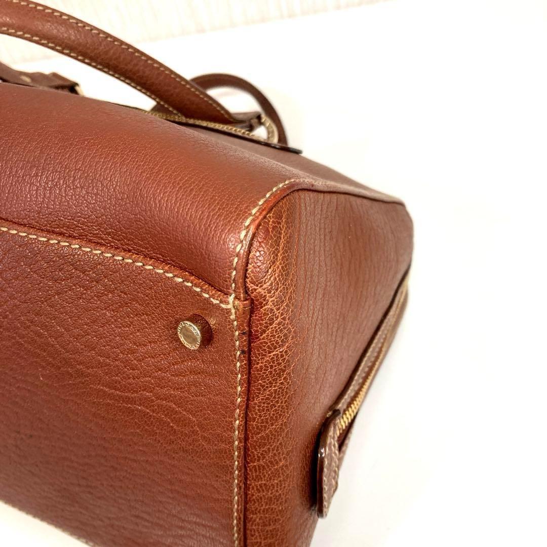 BVLGARI マキシレッタレ✨美品✨レザー　ミニボストンバッグ　ゴールド金具