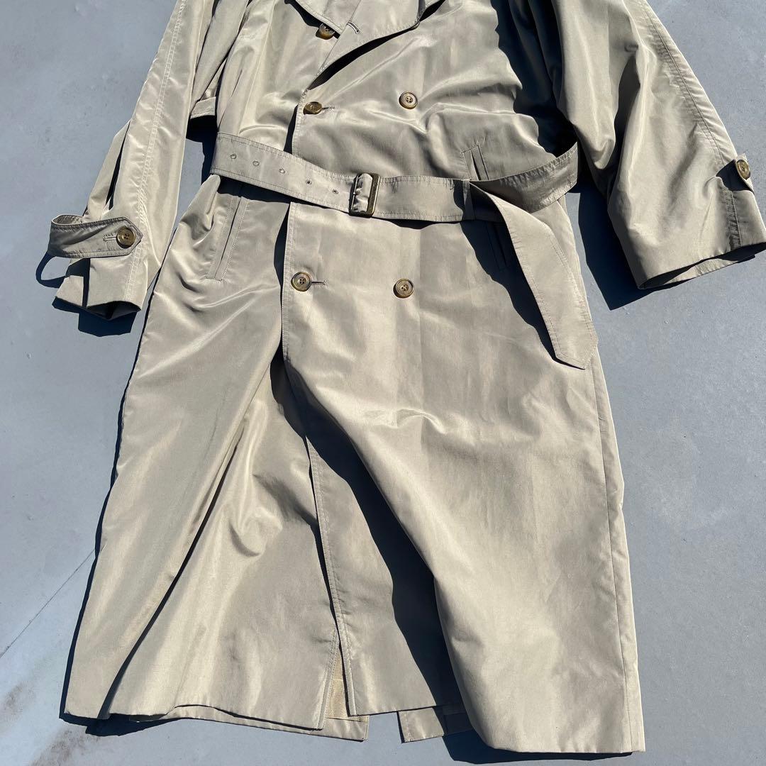 70s~80s Aquascutum カナダ製 トレンチコート ロングコート
