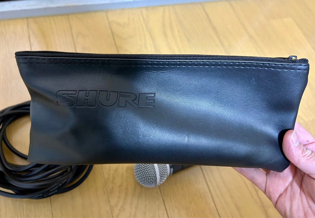 SHURE SM58 ダイナミックマイク ケース マイクケーブル シュアー