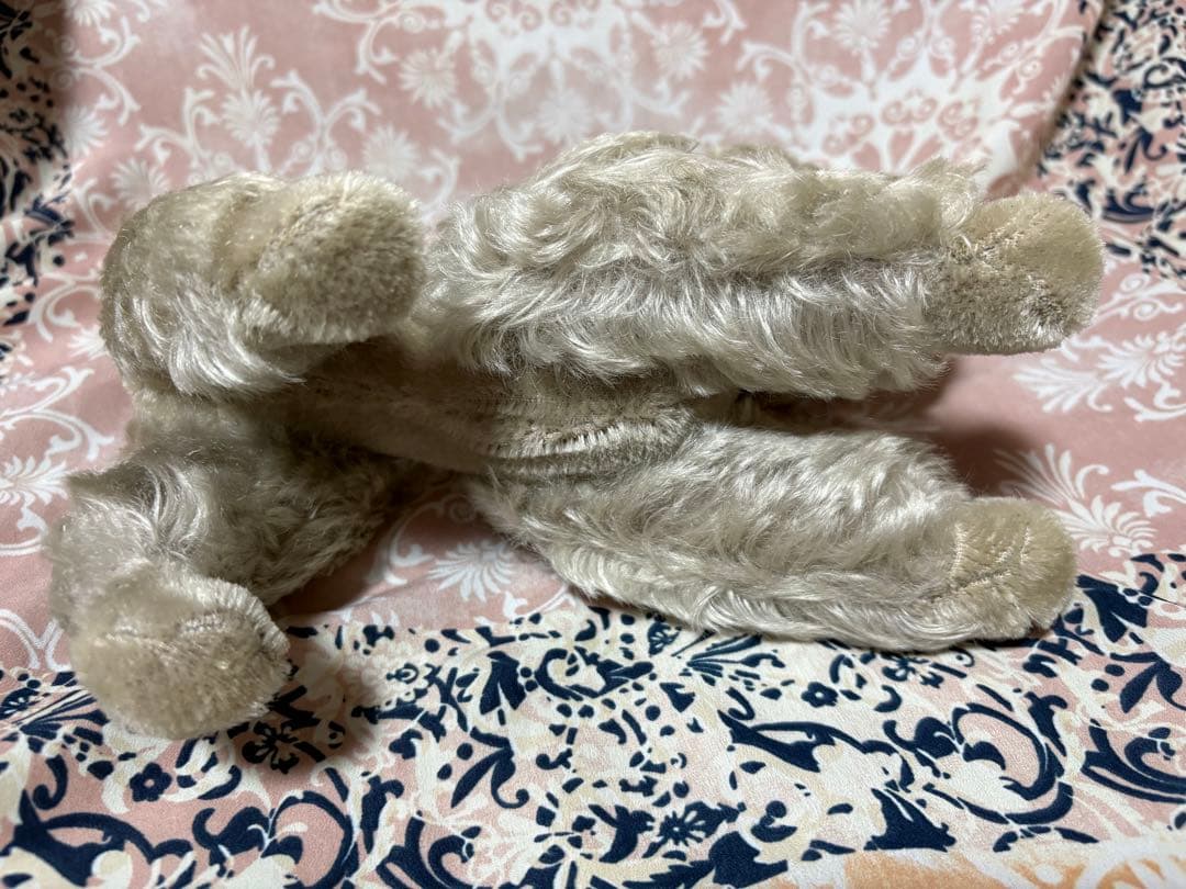 シュタイフ　犬　プードルのスノビー　テディベア　ビスクドール　ジュモー