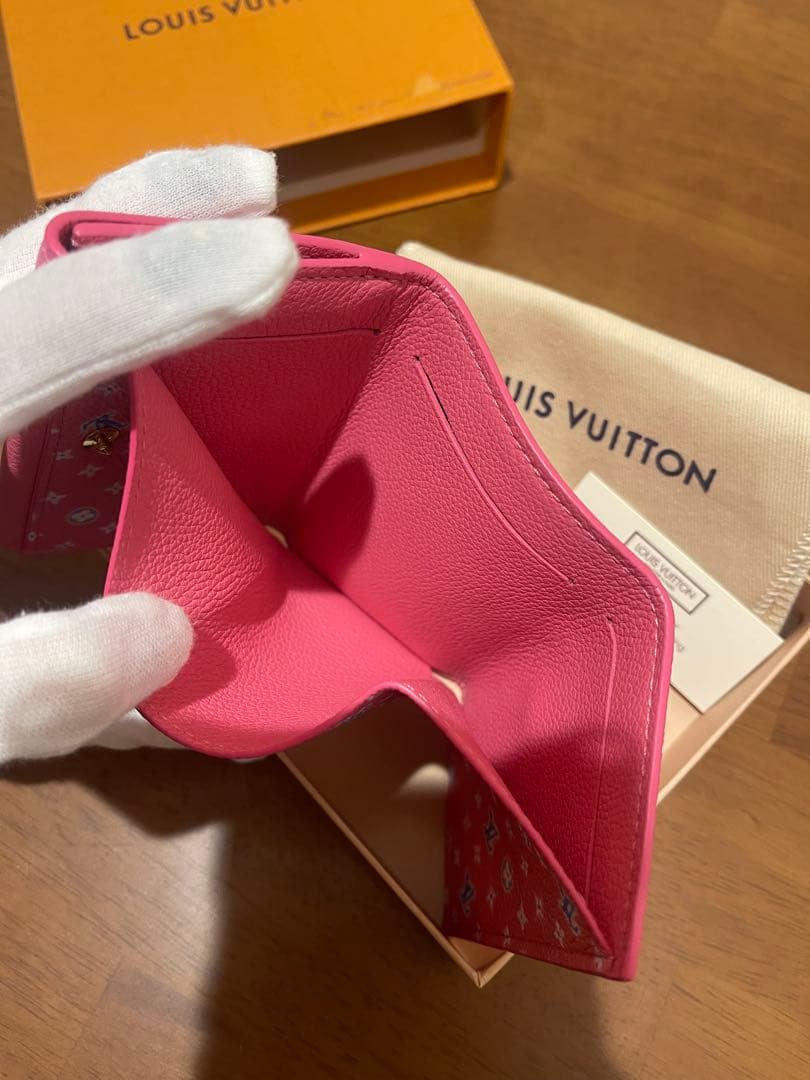 ルイヴィトン　未使用　三つ折り財布 ポルトフォイユ ロックミニ