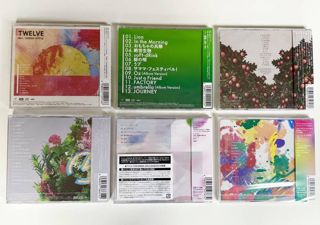 1 Mrs. GREEN APPLE CD 6点セット TWELVE Unity